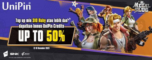 Promo Terbatas Operasi Gabungan Metal Slug dari UniPin!